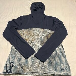 Under Armour Loose ISO Chill Hooded Top Size Medium
